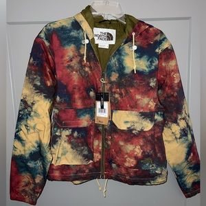 The North Face relaxed fit tie-dye jacket